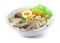 Vietnamese Rice Noodles Soup with Pork Blood