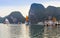 Vietnamese sailboat. Discover liner Sails ship Halong Bay Top Destinations Vietnam