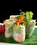 Vietnamese salad rolls with shrimps