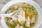 Vietnamese shrimp and pork wonton soup