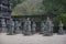 Vietnamese Soldiers statues at Khai Dinh