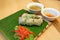 Vietnamese spring rolls