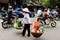 Vietnamese women street vendors Hanoi