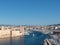 Vieux Port Old Port, Marseille and Fort Saint Jean seen from the Pharo Palace