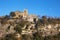 View of the 11th Century Romanesque style Benedictine Monastery of Sant Pere de Casserres, Catalonia