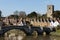 View of the 14th century bridge and St Peter\\\'s church at Aylesford on March 24, 2019