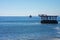 View of abandoned dock in Chile