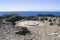 View of abandoned military fortifications of Candiani