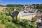 View on Abbaye de Neumunster and St. Jean du Grund church in Luxembourg