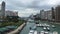 View of Aberdeen Harbour from Ap Lei Chau Bridge