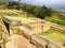 View from Above the Ancient Ruins of Ingapirca, Ecuador.