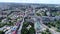 View from above on city of Lipetsk in Russia