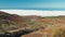 The view above the clouds and forest from a high mountain. Panorama view above the clouds and forest from the summit of