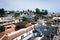 View above houses in Capitola, California.