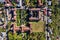 View from above at old Chernivtsi University in Ukraine