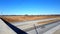 View From Above Rural Highway From Overpass. Viewpoint of Countryside Motorway From a Bridge