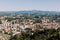 View from above of San Sebastian, Spain in Basque Country