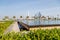 View on Abu Dhabi cityscape from the Presidential palace Qasr Al Watan during sunny day