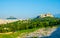 View of the Acropolis from the Filopappos hill in Athens, Greece....IMAGE