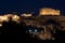 View of Acropolis and Parthenon by night