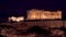 View of Acropolis and Parthenon by night