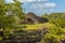 A view across the ancient ruins in the Medirigiriya Vatadage in Sri Lanka