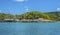 A view across the English Harbour from Nelson`s Dockyard in Antigua