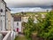 View across Estuary from scenic narrow street in the picturesque village of Appledore in North Devon. No people.