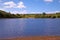 View across Fewston Reservoir 2, in Fewston, in the Yorkshire Dales, England.