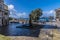 A view across the Fishermens Plaza in Vigo, Spain