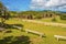 A view across the fortress ruins at the Blockhouse viewpoint in Antigua