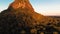 A view across the Glass House Mountains National Park, Australia