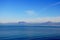 View across the Ionian Sea in Patras, Greece