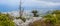 The view across the Kyrena mountains and town from the upper levels of the ruins of Saint Hilarion Castle, Northern Cyprus