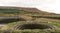 View across Ladybower reservoir, towards Bamford Edge. Peak district Derbyshire.