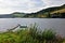 View Across Ladybower Reservoir towards the Snake Road bridge