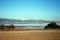 View across the lagoon, Fuente del Piedra, Spain.