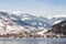 The View Across Lake Zell Towards a Winter Landscape