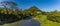 A view across the Mahaweli river at Kandy, Sri Lanka, Asia