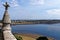 View across Marazion - St Michael`s Mount - Cornwall