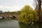 View across Pegnitz river in Nuremberg