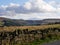 View across the pennines above Holmfirth Yorkshire England