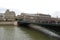 A view across the river Seine to the Rive Droit, aka the Right Side of Paris, France