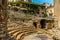 A view across the Roman ampitheatre in Taormina, Sicily