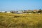 A view across salt marshes at West Mersea, UK