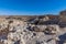 A view across the top of the ruins of the crusader castle in Shobak, Jordan