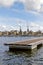 View across the water at Royal Victoria dock