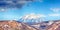 View on active Koryaksky Volcano on the Kamchatka Peninsula