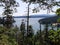 View of Active Pass from Bluffs Park on  Galiano Island