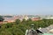 View of the Admiralty from the colonnade of St. Isaac`s Cathedral. St. Petersburg.